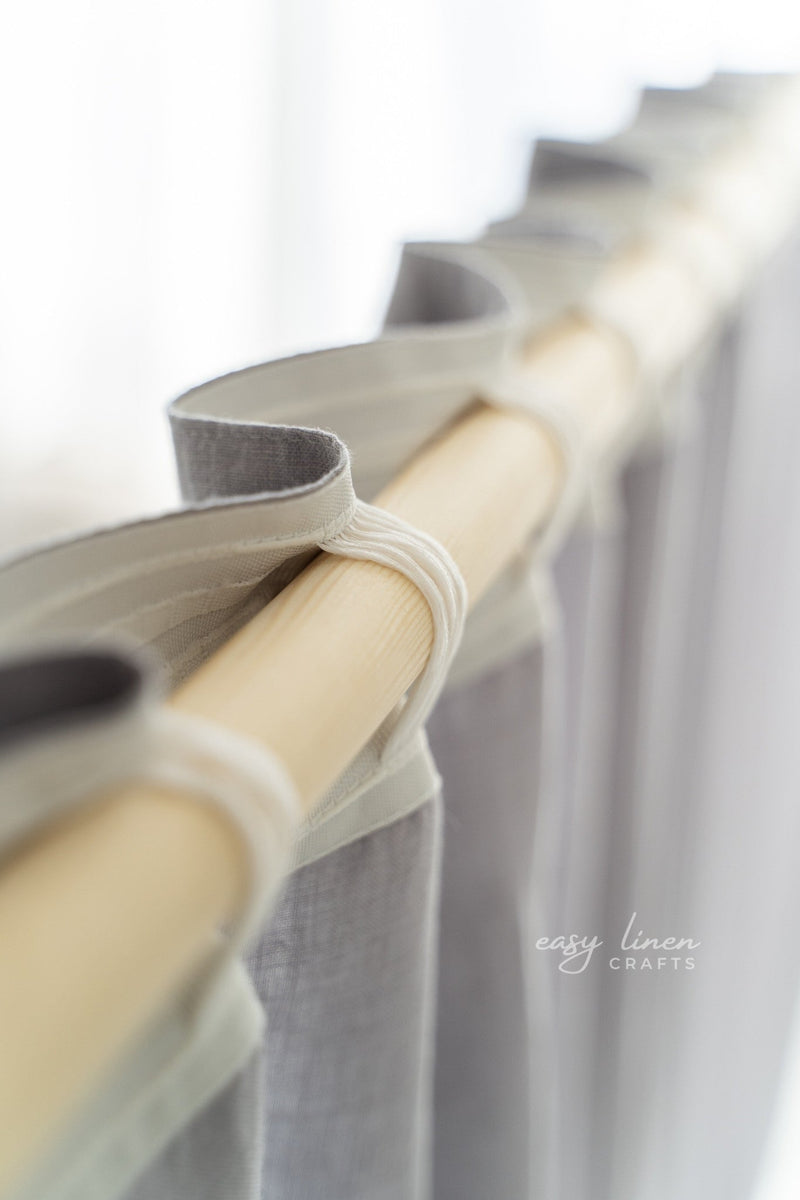 LINEN CURTAINS WITH BACK TABS | CUSTOM BACK TAB LINEN CURTAINS – Easy ...