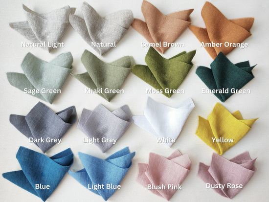 Linen fabric sample